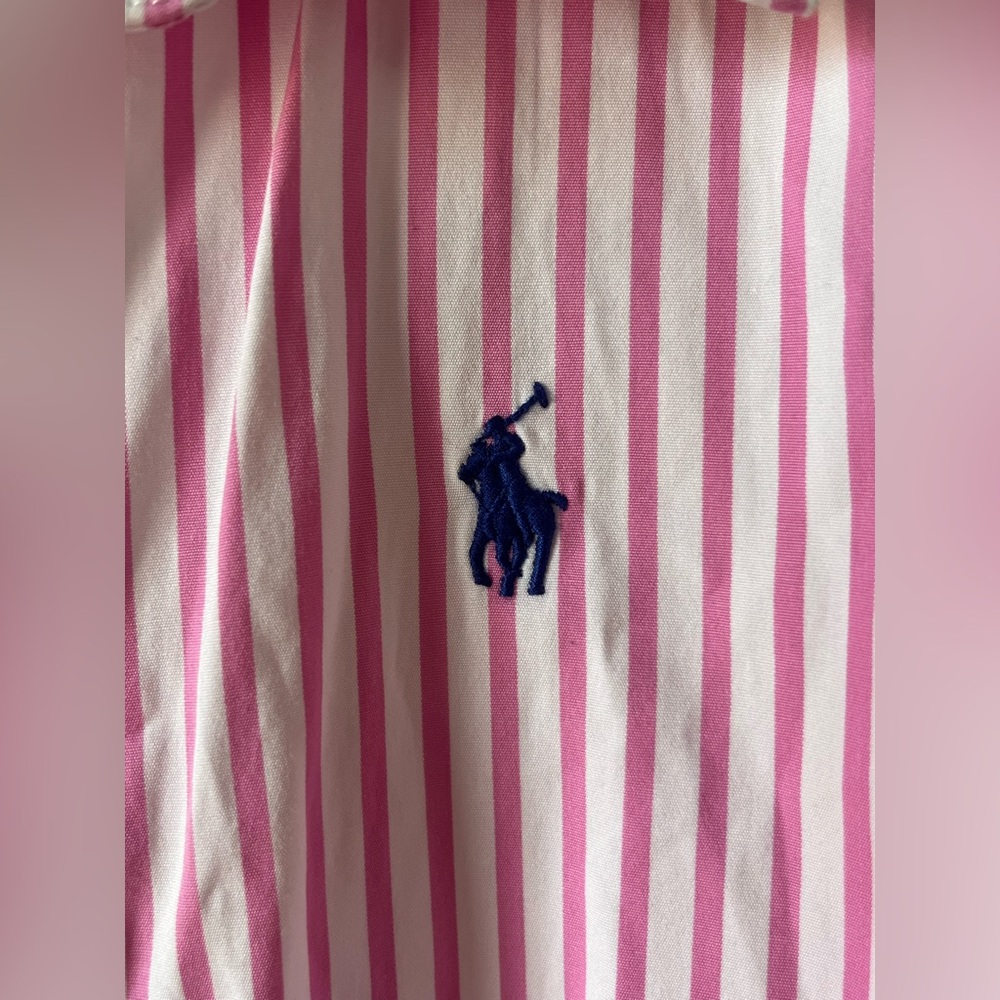 Pink striped Polo Ralph Lauren Dress - Picture 4 of 5
